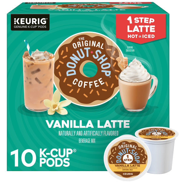 The Original Donut Shop One Step Vanilla Latte K-Cup Pods