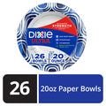 DIXIE Paper Bowls, 20oz Disposable Bowl (Designs May Vary)