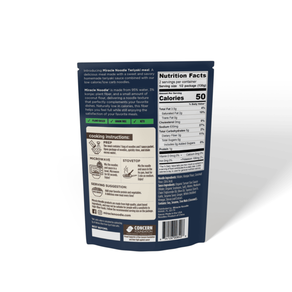 Miracle Noodle  Keto Meal, Teriyaki