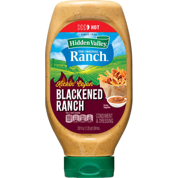 Hidden Valley Kickin' Cajun Blackened Ranch Condiment and Dressing