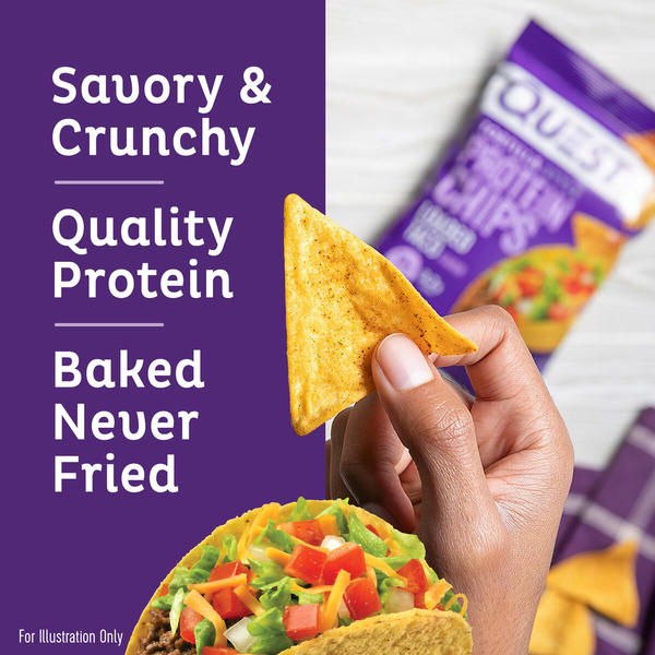 Quest Protein Chips, Loaded Taco Flavor, Tortilla Style