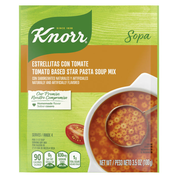 Knorr Sopa/Pasta Soup Mix Tomato Based Star Pasta