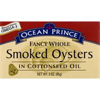 Ocean Prince Smoked Oysters, in Cottonseed Oil, Fa...
️