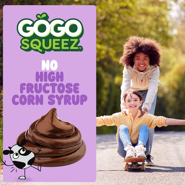 GoGo Squeez PuddingZ On-the-Go Chocolate Pudding Snack Pouches