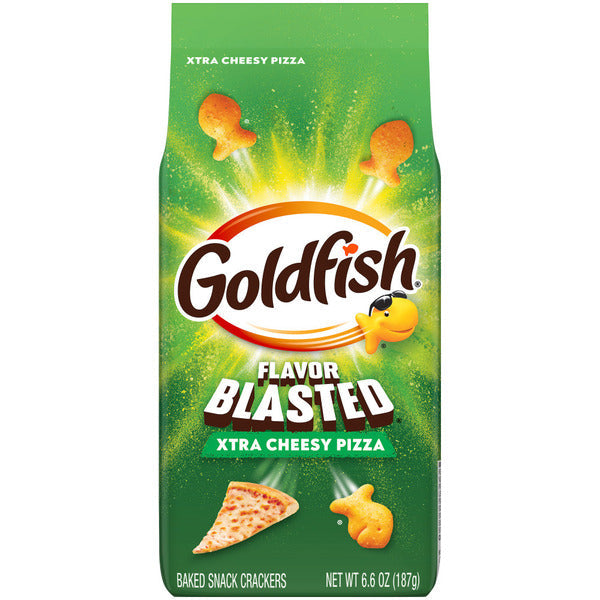 Pepperidge Farm Goldfish Flavor Blasted Xtra Cheesy Pizza Baked Snack Crackers
