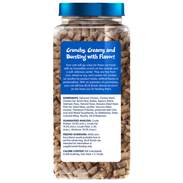 Blue Buffalo Bursts Crunchy Cat Treats, Chicken