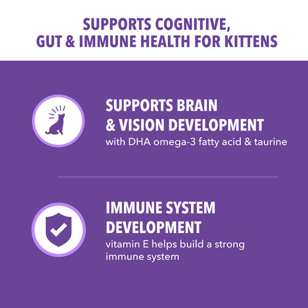 IAMS PROACTIVE HEALTH Healthy Kitten Dry Cat Food with Chicken Cat Kibble, 3.5 lb. Bag