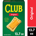 Club Original Crackers, Lunch Snacks, 13.7 oz
