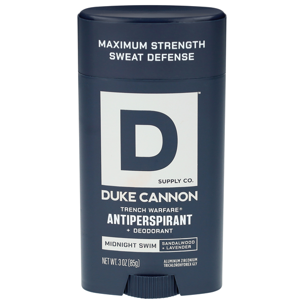 Duke Cannon Supply Co. Midnight Swim Sandalwood + Lavender Antiperspirant + Deodorant