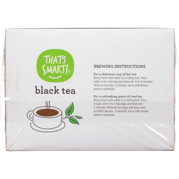 That's Smart! Black Tea, Tagless Tea Bags
