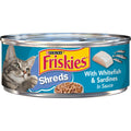 Purina Friskies Wet Cat Food, Shreds With Whitefish & Sardines in Sauce