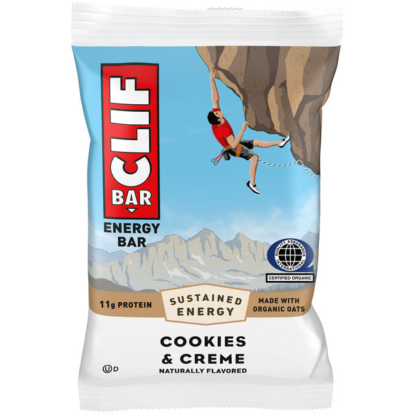 CLIF BAR Energy Protein Bars, Cookies & Creme, Non-Gmo 2.4 oz