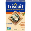TRISCUIT Four Cheese & Herb Whole Grain Wheat Crac...
️