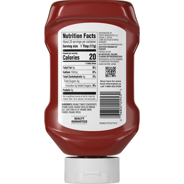 Full Circle Ketchup, Tomato