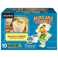 Kauai Coffee Coffee, 10% Hawaiian, Ground, Banana Creme, K-Cup Pods