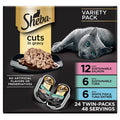 SHEBA PERFECT PORTIONS Perfect Portions Wet Cat Food Cuts in Gravy Variety Pack, 2.6 oz. Twin-Pack Trays (24 Count)