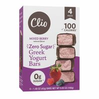 Clio Zero Sugar, Mixed Berry Greek Yogurt Bars️