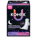 U by Kotex Ultra Thin Extra Heavy Overnight Pads + Wings