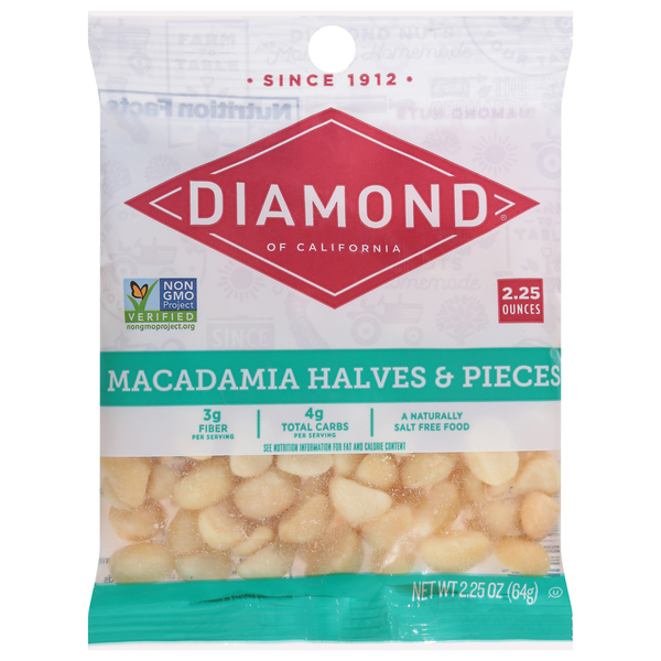Diamond Macadamia, Halves & Pieces