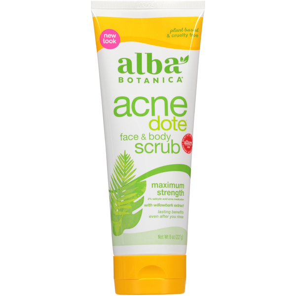 Alba Botanica Maximum Strength Face & Body Scrub