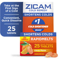 Zicam Zinc Cold Remedy Rapidmelts Quick-Dissolve Tablets Citrus Flavor Ct