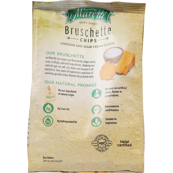 Maretti Bruschette Cheddar & Sour Cream Chips