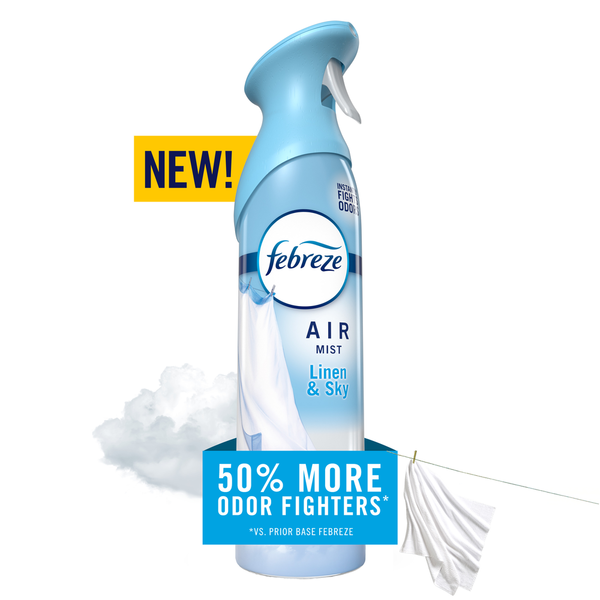 Febreze Air Mist Air Freshener Spray, Linen & Sky Scent