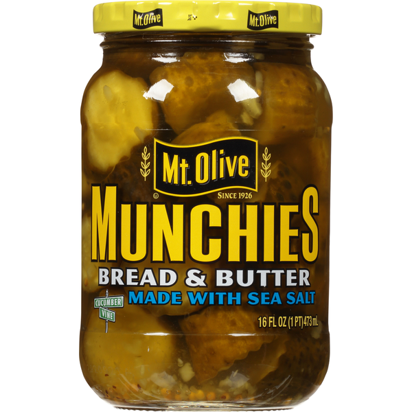 Mt. Olive Munchie Bread & Butter Sweet Pickles