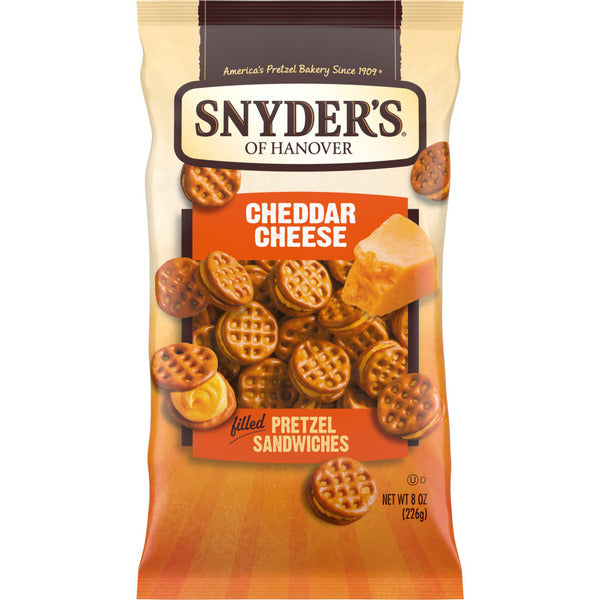 Snyder's of Hanover Cheddar Cheese Filled Pretzel Sandwiches