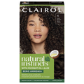 Clairol 4 Dark Brown Zero Ammonia Vegan Hair Color with Coconut Oil + Aloe