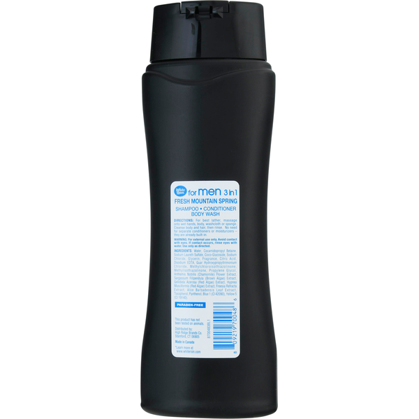 White Rain Shampoo + Conditioner + Body Wash, Fresh Mountain Spring