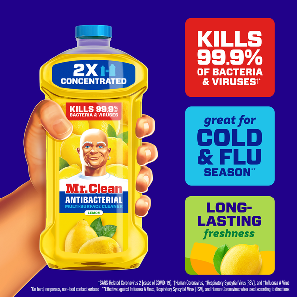 Mr. Clean All Purpose Cleaner, Cleaning Liquid, Lemon