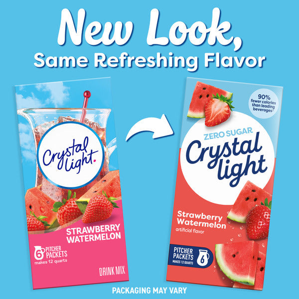 Crystal Light Strawberry Watermelon Artificially Flavored Powdered Drink Mix