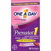 One A Day Multivitamin, Prenatal 1, Softgels️