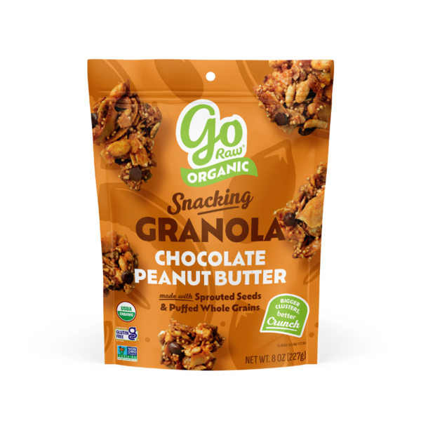 Go Raw Chocolate Peanut Butter Snacking Granola