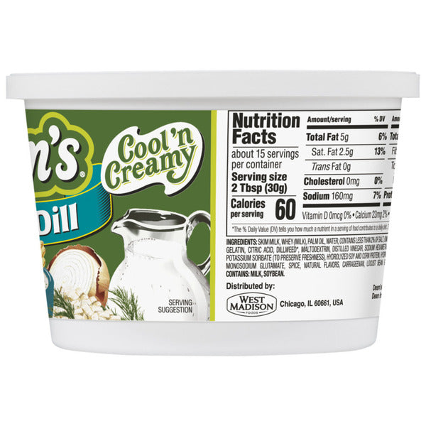 DEAN'S Creamy Dill Dip 16 oz