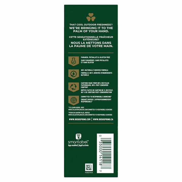 Irish Spring Men's Bar Soap, Aloe Mist