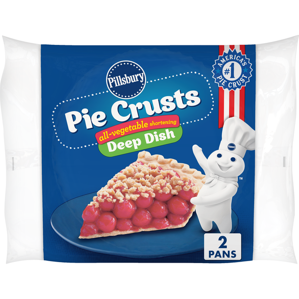 Pillsbury Pie Crusts, Deep Dish, All-Vegetable Shortening