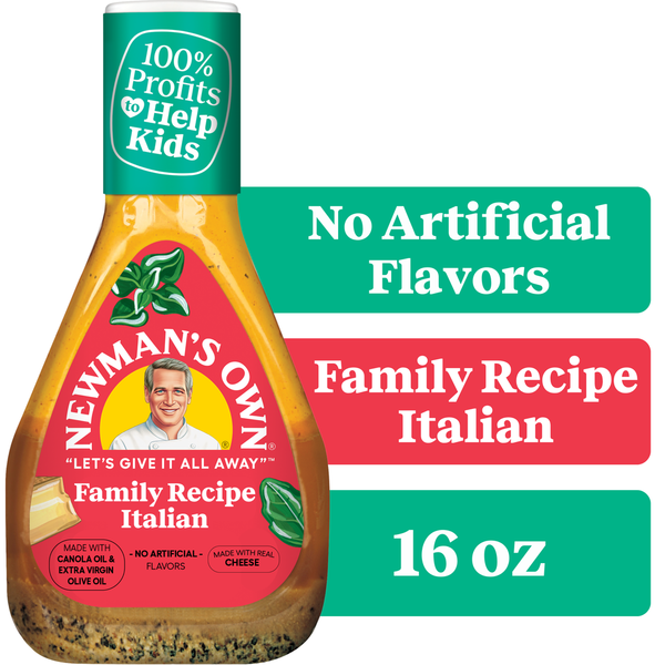 Newman's Own Dressing, Family Recipe, Italian
