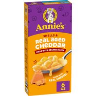 Annie's Organic Shells Pasta and Aged Cheddar Chee...
️