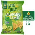 LATE JULY Snacks  Jalapeno Lime Tortilla Chips