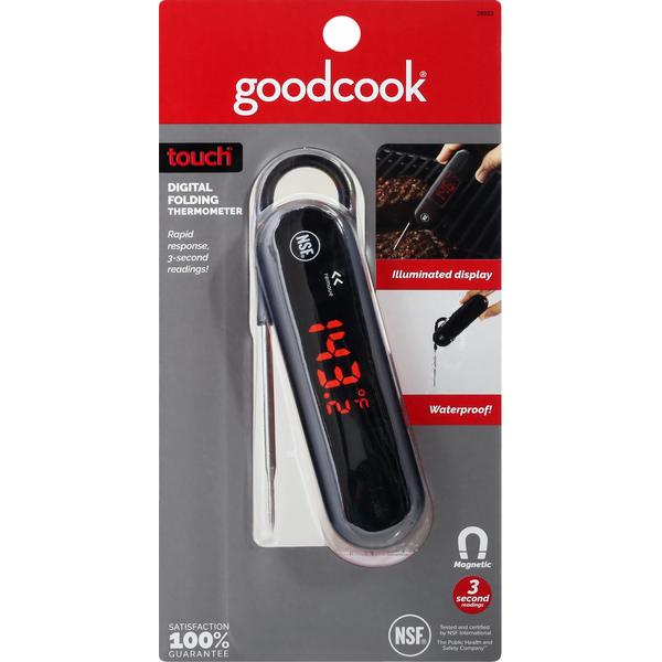 GoodCook Thermometer, Digital, Folding