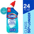 Clorox Toilet Bowl Cleaner, Clinging Bleach Gel, Ocean Mist