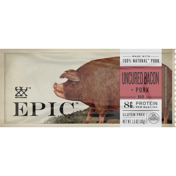 EPIC Uncured Bacon and Pork Bar
