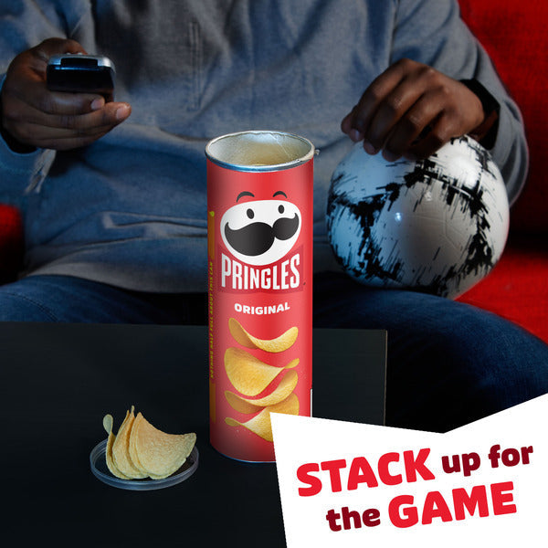 Pringles Original Potato Crisps Chips, Lunch Snacks, 5.2  oz