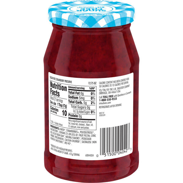 Smucker's Sugar Free Strawberry Preserves