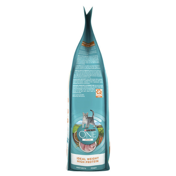 Purina ONE High Protein, Healthy Weight Dry Cat Food, +Plus Ideal Weight With Turkey