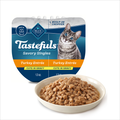 Blue Buffalo Tastefuls Savory Singles Wet Cat Food, Turkey, Twin Pack Cups