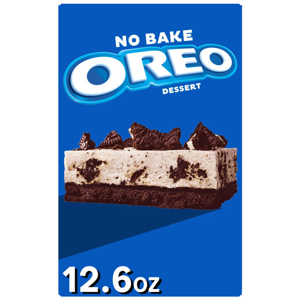 Jell-O Oreo Dessert Kit with Filling Mix, Crust Mix & Cookie Pieces