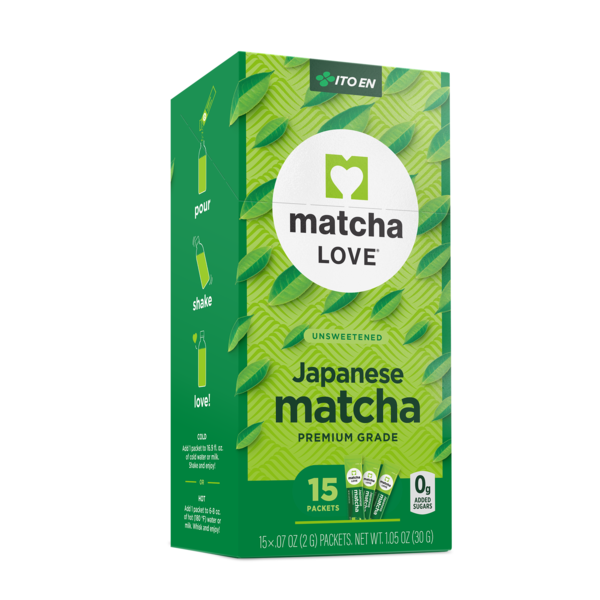 matcha LOVE Single Serve Unsweetened Matcha Powder
